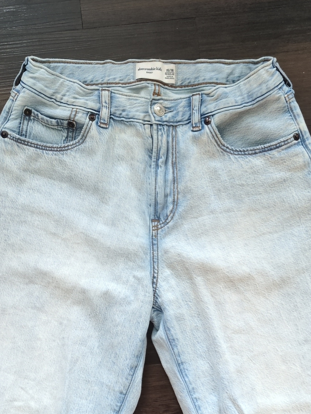 Abercrombie Light Wash Kid's Jeans